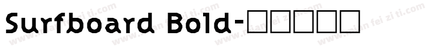 Surfboard Bold字体转换